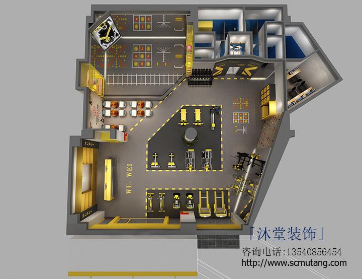 成都健身房裝修